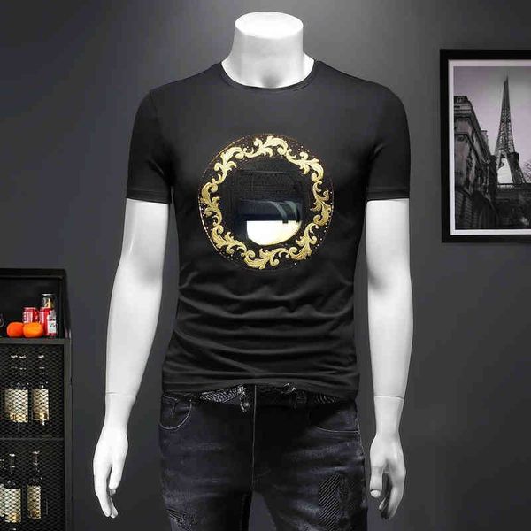 designer t shirt medusa high end short sleeve t-shirt men's fashion brand slim round neck half class a 5445695, White;black
designer t shirt medusa high end short sleeve t-shirt men's fashion brand slim round neck half class a 5445695, White;black