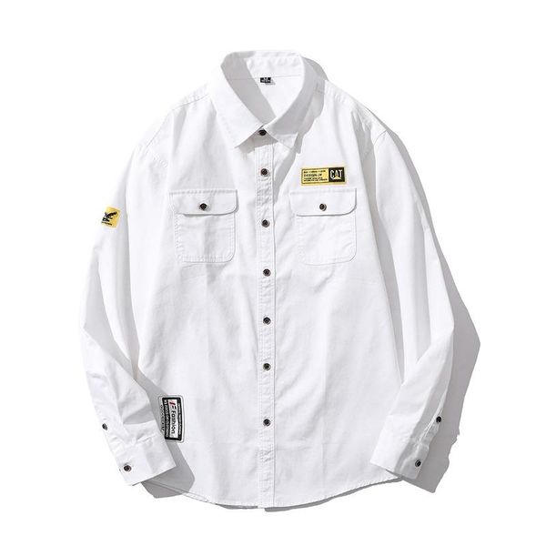 men's casual shirts men's cotton white shirt korean style fashion splicing loose button jacket -3xlmen's, White;black
men's casual shirts men's cotton white shirt korean style fashion splicing loose button jacket -3xlmen's, White;black