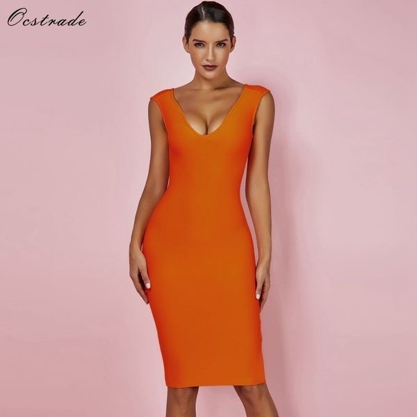 ocstrade new bandage dress arrival summer women deep v neck bodycon dress club party orange rayon bandage midi dress y200418, Black;pink
ocstrade new bandage dress arrival summer women deep v neck bodycon dress club party orange rayon bandage midi dress y200418, Black;pink