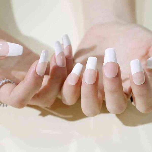 false nails 24pcs wearing heart fake design french simple press on ballerina art full cover tips 0616
false nails 24pcs wearing heart fake design french simple press on ballerina art full cover tips 0616