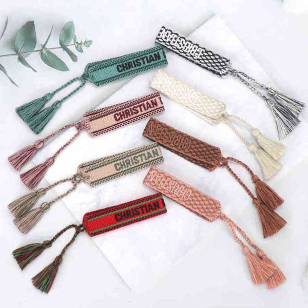 fashion luxury brand embroidery bracelets classic women men bangles friendship charm bangle woven adjustable tassel vintage couple braided j, Golden;silver
fashion luxury brand embroidery bracelets classic women men bangles friendship charm bangle woven adjustable tassel vintage couple braided j, Golden;silver