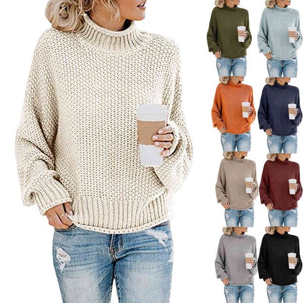women's sweaters autumn and winter style knitwear women's thick thread high neck pullover sweater q2mj, White;black
women's sweaters autumn and winter style knitwear women's thick thread high neck pullover sweater q2mj, White;black