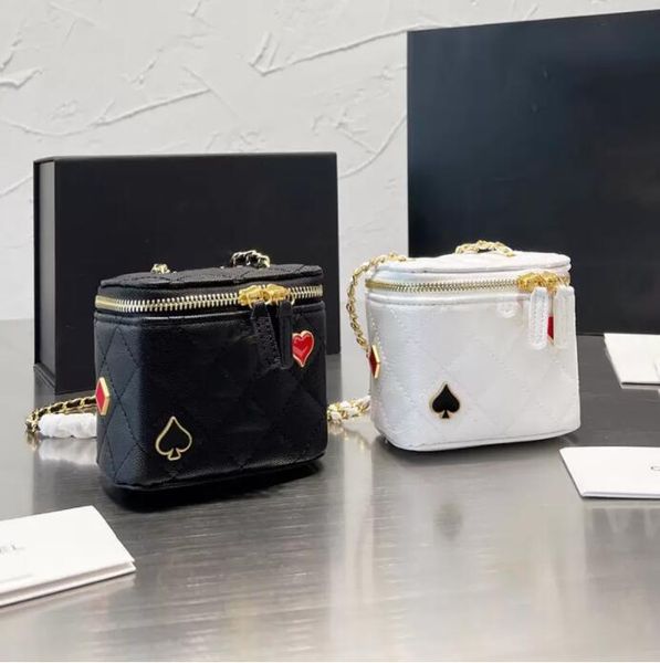 tz early fall caviar leather calfskin vanity box bags classical mini shoulder bag with gold matelasse chain crossbody bags cosmetic case des
tz early fall caviar leather calfskin vanity box bags classical mini shoulder bag with gold matelasse chain crossbody bags cosmetic case des