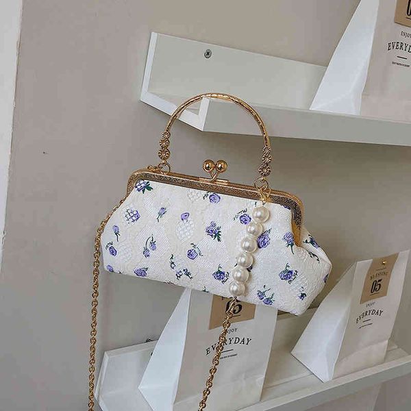 bag 2022 new summer portable shell bag fashion chain pearl msenger small printed square designer bags
bag 2022 new summer portable shell bag fashion chain pearl msenger small printed square designer bags