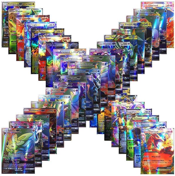 100pcs kids cards toys trading cards game ex sword shield collection box espada escudo puzzles games wholesale
100pcs kids cards toys trading cards game ex sword shield collection box espada escudo puzzles games wholesale