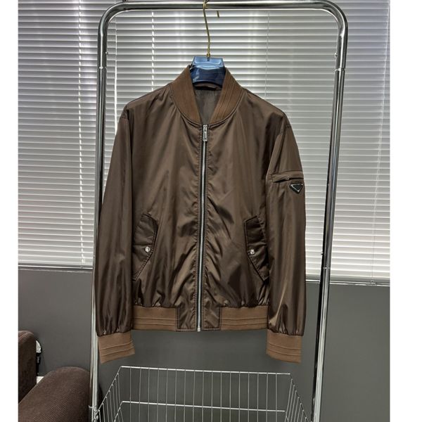 designer jacket baseball uniform fashion simple atmospheric zipper short men's thin jackets spring and autumn, Black;brown
designer jacket baseball uniform fashion simple atmospheric zipper short men's thin jackets spring and autumn, Black;brown