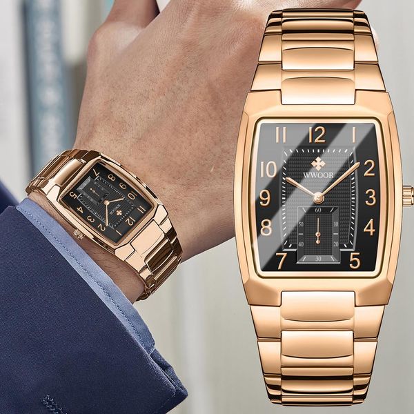 fashion watches for men brand luxury waterproof square clock swatch casual quartz wristwatch reloj hombre, Slivery;brown
fashion watches for men brand luxury waterproof square clock swatch casual quartz wristwatch reloj hombre, Slivery;brown