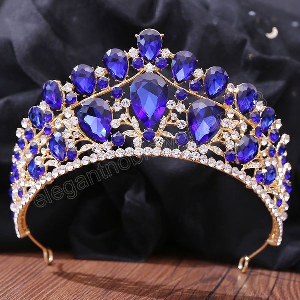 big rhinestone wedding crown tiaras crystal bridal hair accessories women headband bride headwear, White;golden
big rhinestone wedding crown tiaras crystal bridal hair accessories women headband bride headwear, White;golden