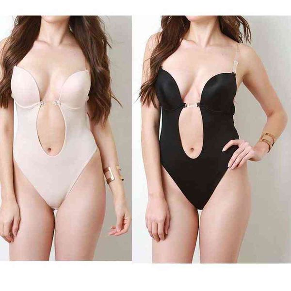 nxy deep v neck bodysuit shapewear body shaper backless u plunge thong shapers waist trainer women clear strap padded push up corse 220613
nxy deep v neck bodysuit shapewear body shaper backless u plunge thong shapers waist trainer women clear strap padded push up corse 220613