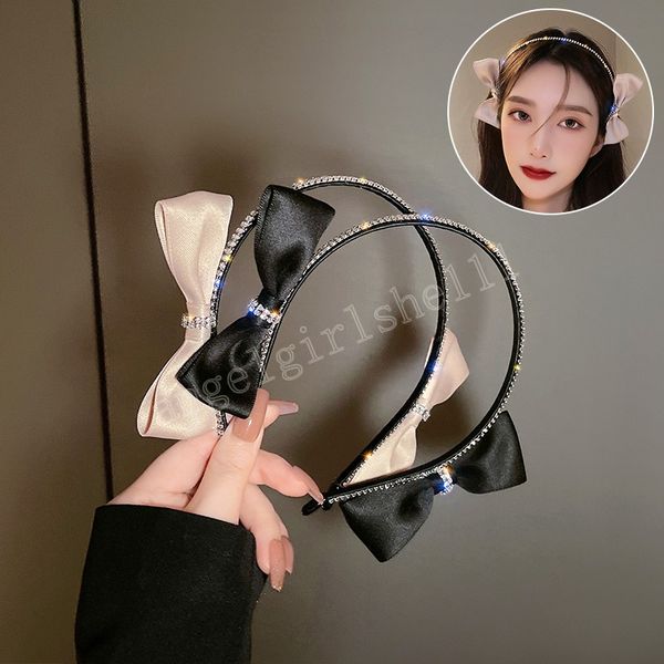 double-sided bowknot hair hoop temperament sweet small fresh rhinestone black white bow headband ladies hair accessories, Slivery;white
double-sided bowknot hair hoop temperament sweet small fresh rhinestone black white bow headband ladies hair accessories, Slivery;white
