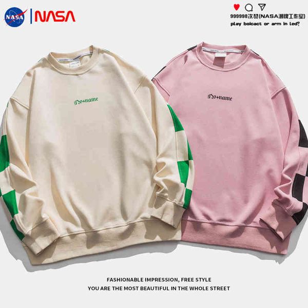 hoodies sweatshirts designer hoodie nasa co branded advanced checkerboard design men's spring new loose round neck with trendy couple s, Black
hoodies sweatshirts designer hoodie nasa co branded advanced checkerboard design men's spring new loose round neck with trendy couple s, Black