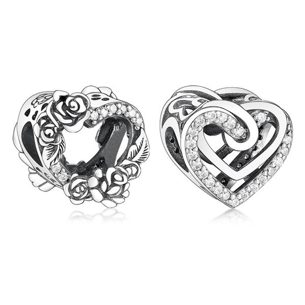 fit original pandora charms bracelet sterling 925 silver sparkling entwined hearts charm beads women diy jewelry making berloque283q, Black
fit original pandora charms bracelet sterling 925 silver sparkling entwined hearts charm beads women diy jewelry making berloque283q, Black