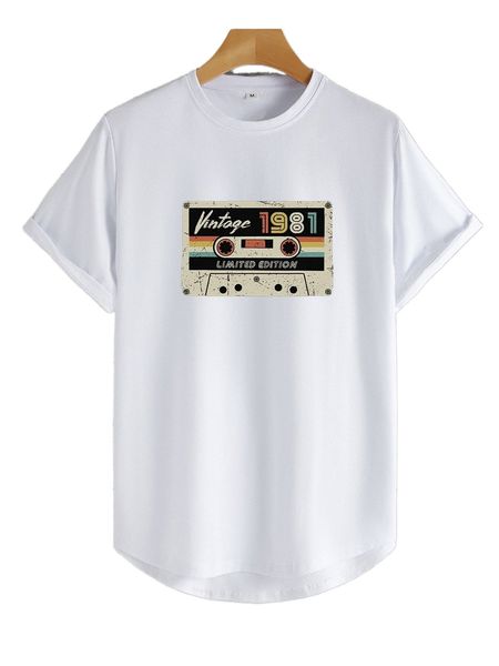 men letter graphic tee a9fs#, White;black