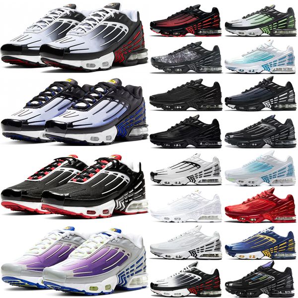 shoes tn plus 3 iii turned running shoes for men women triple white black hyper psychic blue oreo sports sneakers trainers 36-45
shoes tn plus 3 iii turned running shoes for men women triple white black hyper psychic blue oreo sports sneakers trainers 36-45