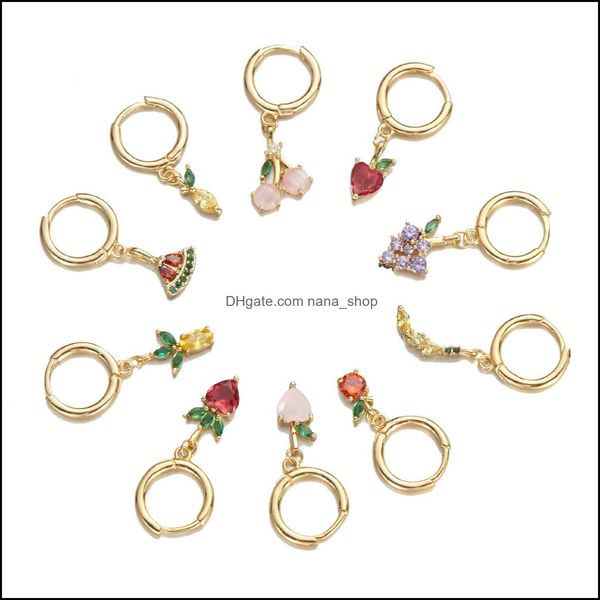 dangle chandelier earrings jewelry fashion gold plated cute fruit hoop earring bling crystal zircon drop for women a dhhob, Silver
dangle chandelier earrings jewelry fashion gold plated cute fruit hoop earring bling crystal zircon drop for women a dhhob, Silver