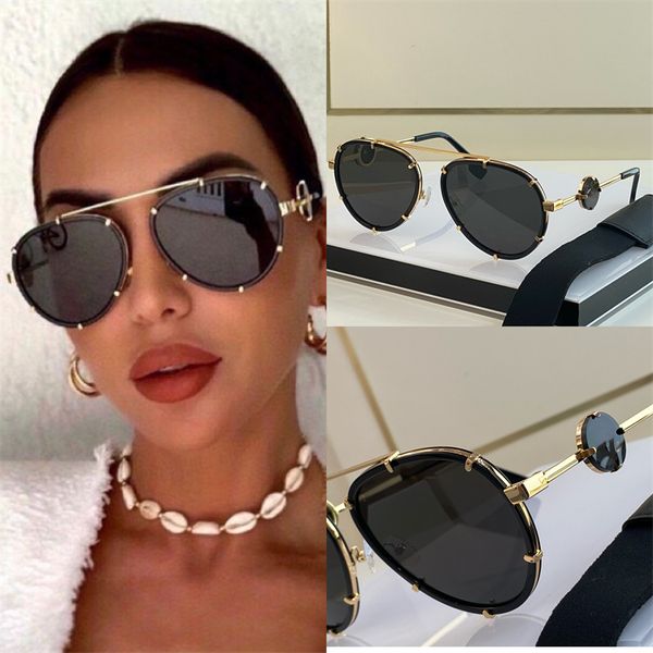 classic round fashion sunglasses luxury brand men and women wear the chain uv400, White;black
classic round fashion sunglasses luxury brand men and women wear the chain uv400, White;black