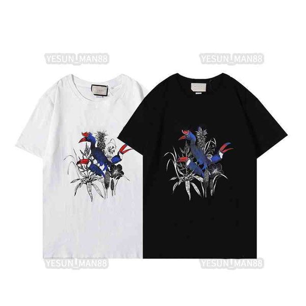 digner luxury spring summer cc classic birds in flowers printed t shirt fashion gu home mens and womens short sv tee, White;black
digner luxury spring summer cc classic birds in flowers printed t shirt fashion gu home mens and womens short sv tee, White;black