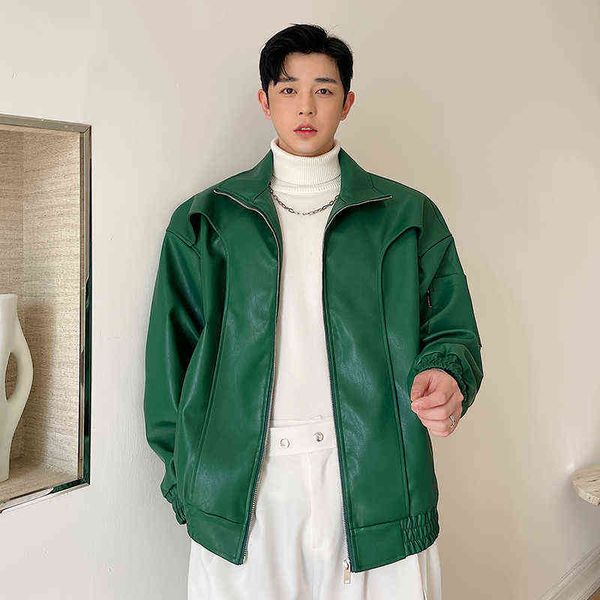 leather coat men korean streetwear fashion loose casual vintage leather jacket overcoat man celebrities leather coat outerwear t220728, Black
leather coat men korean streetwear fashion loose casual vintage leather jacket overcoat man celebrities leather coat outerwear t220728, Black