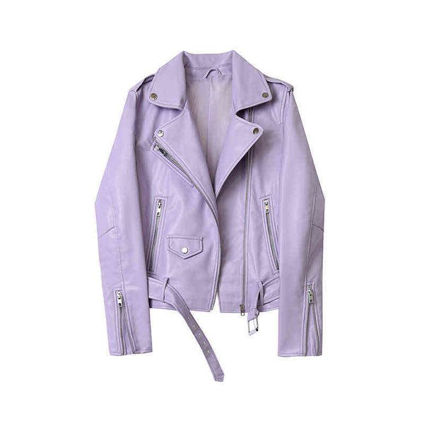 2022 new spring autumn faux leather jacket women purple zipper slim short biker jackets coat female outwear veste femme t220810, Black
2022 new spring autumn faux leather jacket women purple zipper slim short biker jackets coat female outwear veste femme t220810, Black