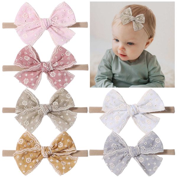 embroidered bow baby hair band headdress diy handmade fabric candy color children's nylon headband 2543, Slivery;white
embroidered bow baby hair band headdress diy handmade fabric candy color children's nylon headband 2543, Slivery;white