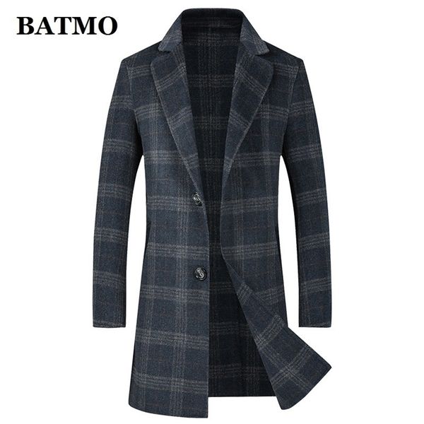 batmo arrival 80 wool plaid trench coat men s jackets plus size m lb lj201110, Black
batmo arrival 80 wool plaid trench coat men s jackets plus size m lb lj201110, Black