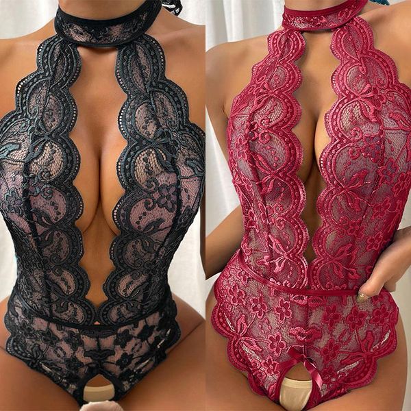 lingerie one piece bodysuit women push up bra set lace bow backless open crotch nightgown transparent underwear sets, Red;black
lingerie one piece bodysuit women push up bra set lace bow backless open crotch nightgown transparent underwear sets, Red;black