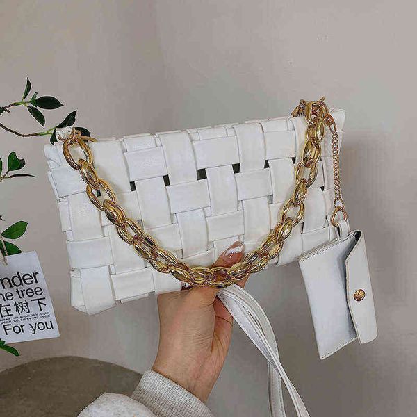 evening bags crossbody bags designer women handbag fashion shoulder underarm luxury two piece chain woven bags clutch wallet 220609
evening bags crossbody bags designer women handbag fashion shoulder underarm luxury two piece chain woven bags clutch wallet 220609