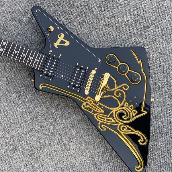 in stock shaped goose electric guitar ebony fingerboard gold pattern carved black body guitars guitarra
in stock shaped goose electric guitar ebony fingerboard gold pattern carved black body guitars guitarra