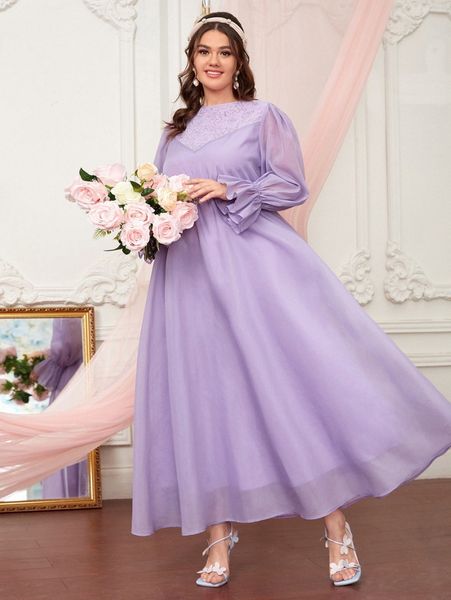 plus flounce sleeve contrast sequin dress 506a#, Black
plus flounce sleeve contrast sequin dress 506a#, Black