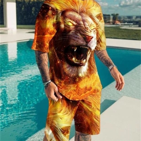 the lion king summer 3d printed men s t shirt shorts set sportswear tracksuit o neck short sleeve clothing suit gx220718, Gray
the lion king summer 3d printed men s t shirt shorts set sportswear tracksuit o neck short sleeve clothing suit gx220718, Gray