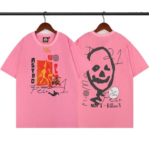 travis scotts astroworld fest 2021 music peripheral balloon man short sleeve t-shirt men's fashion brand, White;black
travis scotts astroworld fest 2021 music peripheral balloon man short sleeve t-shirt men's fashion brand, White;black