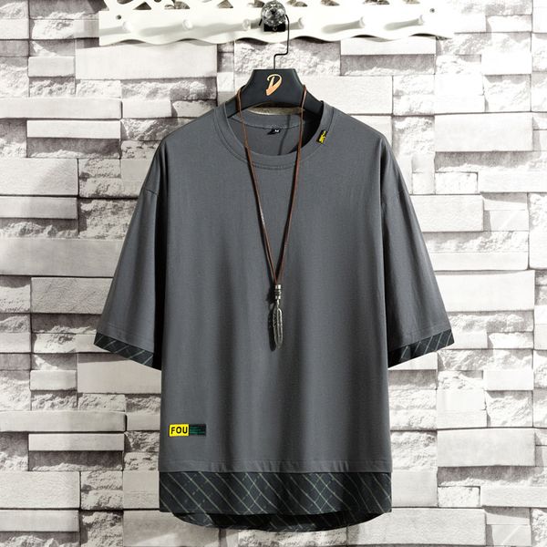 men's t-shirts summer new cotton casual round neck half-sleeve t-shirt loose tees 4 colors, White;black
men's t-shirts summer new cotton casual round neck half-sleeve t-shirt loose tees 4 colors, White;black