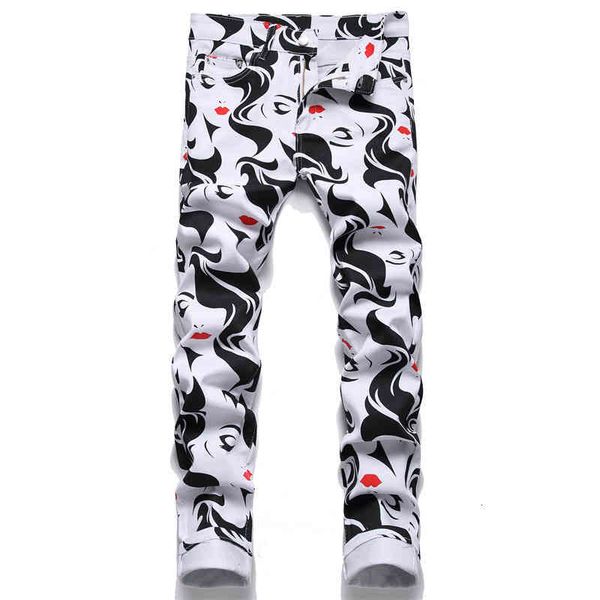 men's pants style digital printing pants men's slim flower fashion elastic small foot casual 5691 ebne, Black
men's pants style digital printing pants men's slim flower fashion elastic small foot casual 5691 ebne, Black