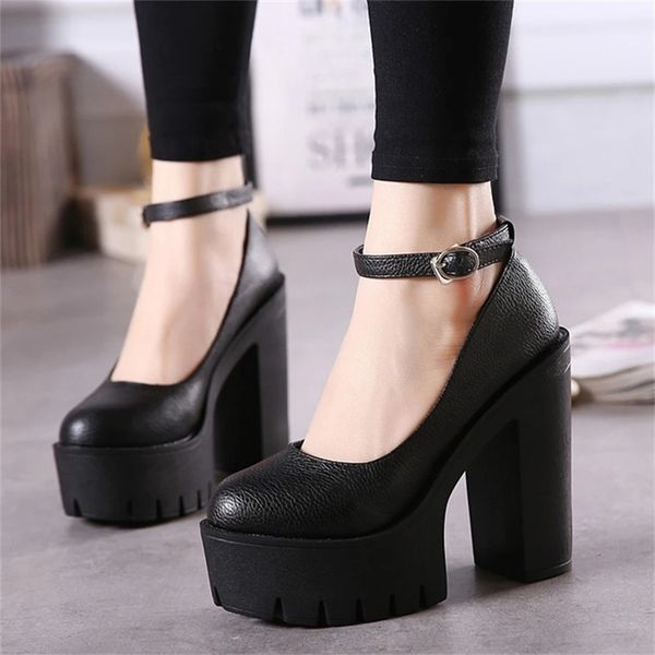 women shoes spring autumn casual high heels pu party ladies thick platform nightclub pumps plus size 220721, Black
women shoes spring autumn casual high heels pu party ladies thick platform nightclub pumps plus size 220721, Black