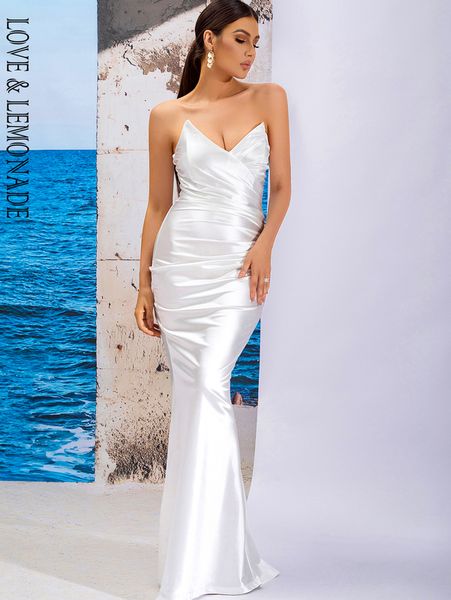 love&lemonade white deep v neck tube sleeveless open back slim party long dress lm84045-white 220507, Black;gray
love&lemonade white deep v neck tube sleeveless open back slim party long dress lm84045-white 220507, Black;gray