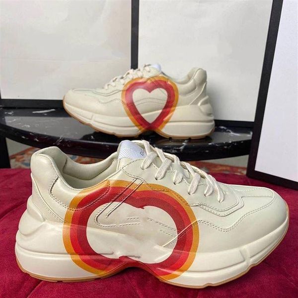 designer rhyton vintage sneakers men women multicolor casual shoes brand platform daddy sneaker chaussures ladies luxurys runner t299h, Red;white
designer rhyton vintage sneakers men women multicolor casual shoes brand platform daddy sneaker chaussures ladies luxurys runner t299h, Red;white