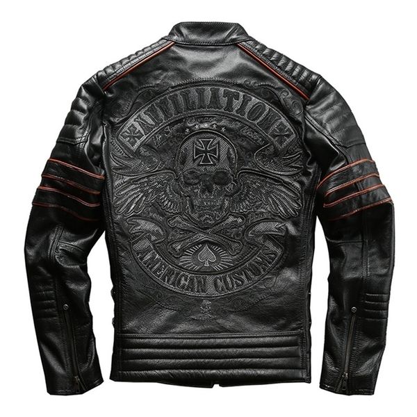 read description asian size motorcycle rider coat man's genuine cowhide embroidery skull leather jacket 201127, Black
read description asian size motorcycle rider coat man's genuine cowhide embroidery skull leather jacket 201127, Black