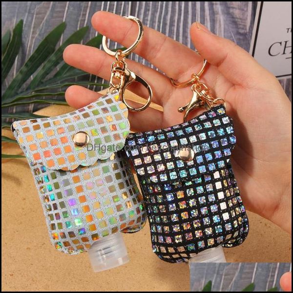 keychains fashion accessories 60ml portable squeeze bottle keychain plastic travel hand sanitizer container bag hanging leat dzb, Silver
keychains fashion accessories 60ml portable squeeze bottle keychain plastic travel hand sanitizer container bag hanging leat dzb, Silver