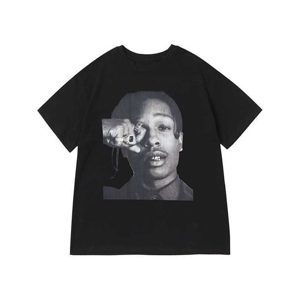 men's t-shirts atnt original asap rocky portrait short sleeve digital direct spray oversize trend casual couple t-shirt, White;black
men's t-shirts atnt original asap rocky portrait short sleeve digital direct spray oversize trend casual couple t-shirt, White;black