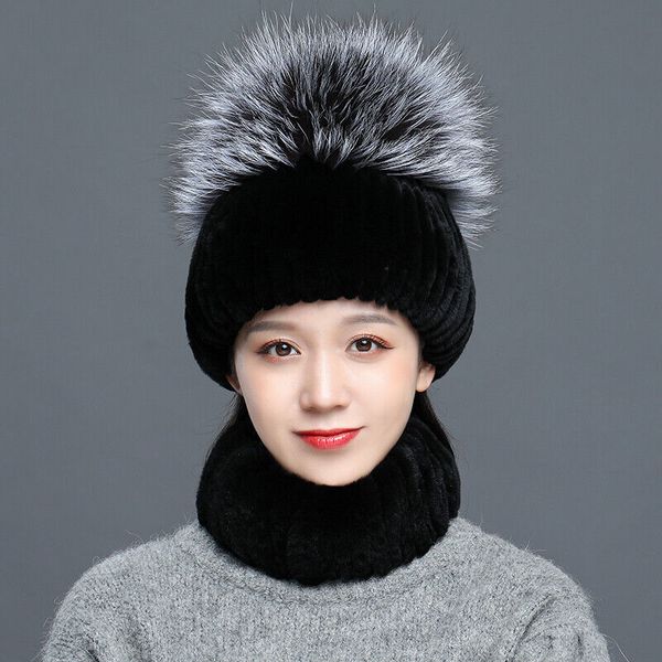 real rex rabbit fur hat scarf sets women winter warm beanie cap fluffy soft, Blue;gray
real rex rabbit fur hat scarf sets women winter warm beanie cap fluffy soft, Blue;gray