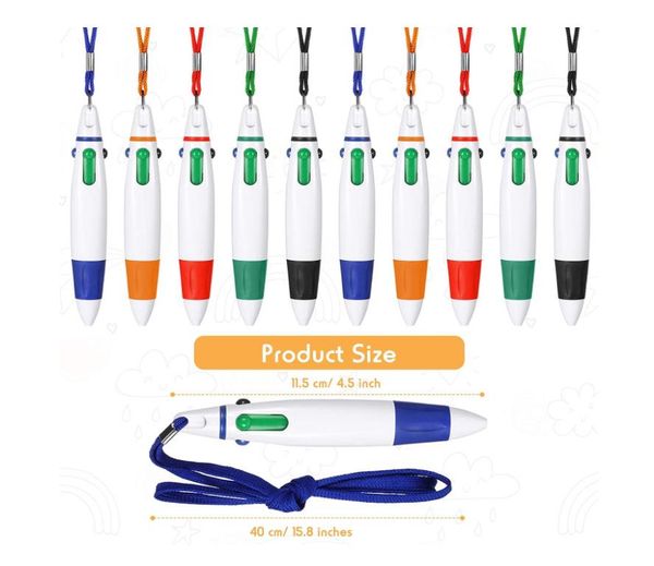 4-in-1 shuttle pens retractable with carabiner keychain on lanyard neck ballpoint pen anti-lost office school supplies students stationery g, Blue;orange
4-in-1 shuttle pens retractable with carabiner keychain on lanyard neck ballpoint pen anti-lost office school supplies students stationery g, Blue;orange