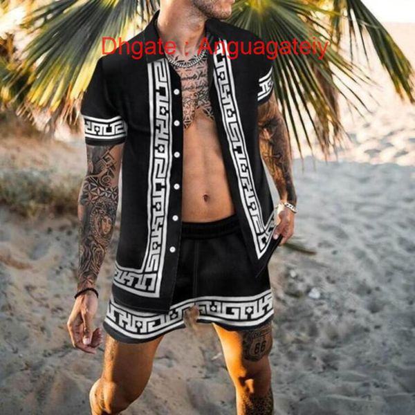 summer casual men's shirts tracksuit hawaiian sets t-shirts printing luxury swim short sleeve button men shirt suit vacation beach fash, White;black
summer casual men's shirts tracksuit hawaiian sets t-shirts printing luxury swim short sleeve button men shirt suit vacation beach fash, White;black