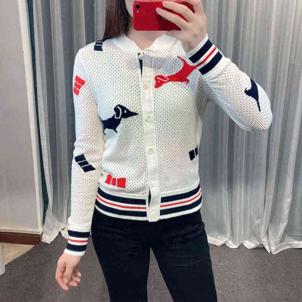 women's sweaters tb dog hollow wool sweater spring long sleeve air conditioner cardigan thin coat women's wear m7a5, White;black
women's sweaters tb dog hollow wool sweater spring long sleeve air conditioner cardigan thin coat women's wear m7a5, White;black