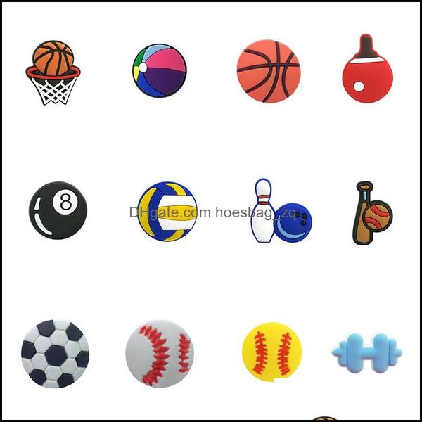 shoe parts accessories shoes moqis100pcs sports football croc charms basketball soft pvc charm decorations custom jibz for clog drop delive, White;pink
shoe parts accessories shoes moqis100pcs sports football croc charms basketball soft pvc charm decorations custom jibz for clog drop delive, White;pink