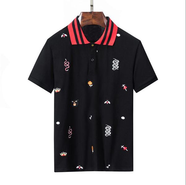 men's polo shirts fashion patchwork men short sleeve shirts casual turn-down rhinestones embroider logo design size s-2xl, White;black
men's polo shirts fashion patchwork men short sleeve shirts casual turn-down rhinestones embroider logo design size s-2xl, White;black