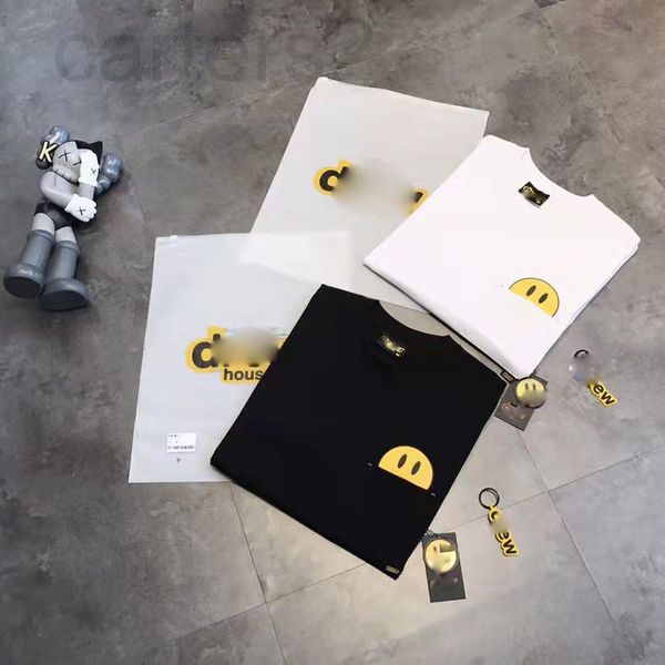 women's t-shirt designer yellow age reduction pocket smiley face letter short sleeve t-shirt rubber key also casual loose round neck un, White
women's t-shirt designer yellow age reduction pocket smiley face letter short sleeve t-shirt rubber key also casual loose round neck un, White