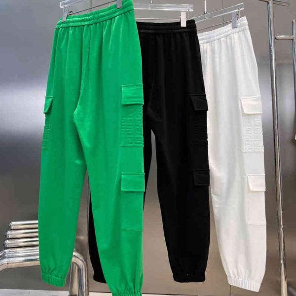 high-end sports casual pants men's fashion tricolor big g pocket three-dimensional embossed drawstring long leggings bv green, Black
high-end sports casual pants men's fashion tricolor big g pocket three-dimensional embossed drawstring long leggings bv green, Black