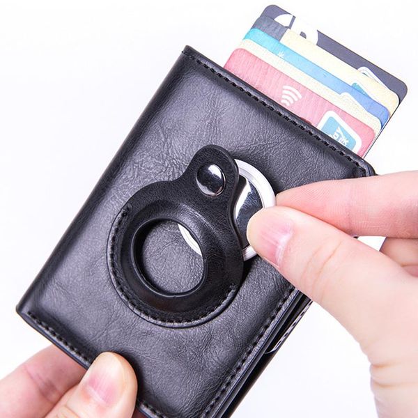 card holders 2022 rfid airtag wallet money bag leather holder small men women wallets purse air tags for apple airtags tracker case, Brown;gray
card holders 2022 rfid airtag wallet money bag leather holder small men women wallets purse air tags for apple airtags tracker case, Brown;gray