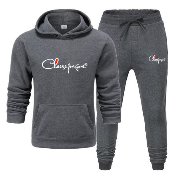 2022 brand logo two piece set hoodie + pants men tracksuit sweat suits casual streetwear mens outfits sport suits plus size s-xxxl, Gray
2022 brand logo two piece set hoodie + pants men tracksuit sweat suits casual streetwear mens outfits sport suits plus size s-xxxl, Gray