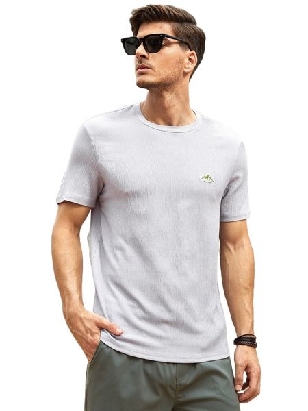 men mountain embroidery tee h5tt#, White;black
men mountain embroidery tee h5tt#, White;black